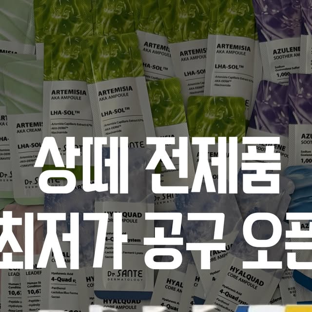 상떼 전제품 최저가 공구